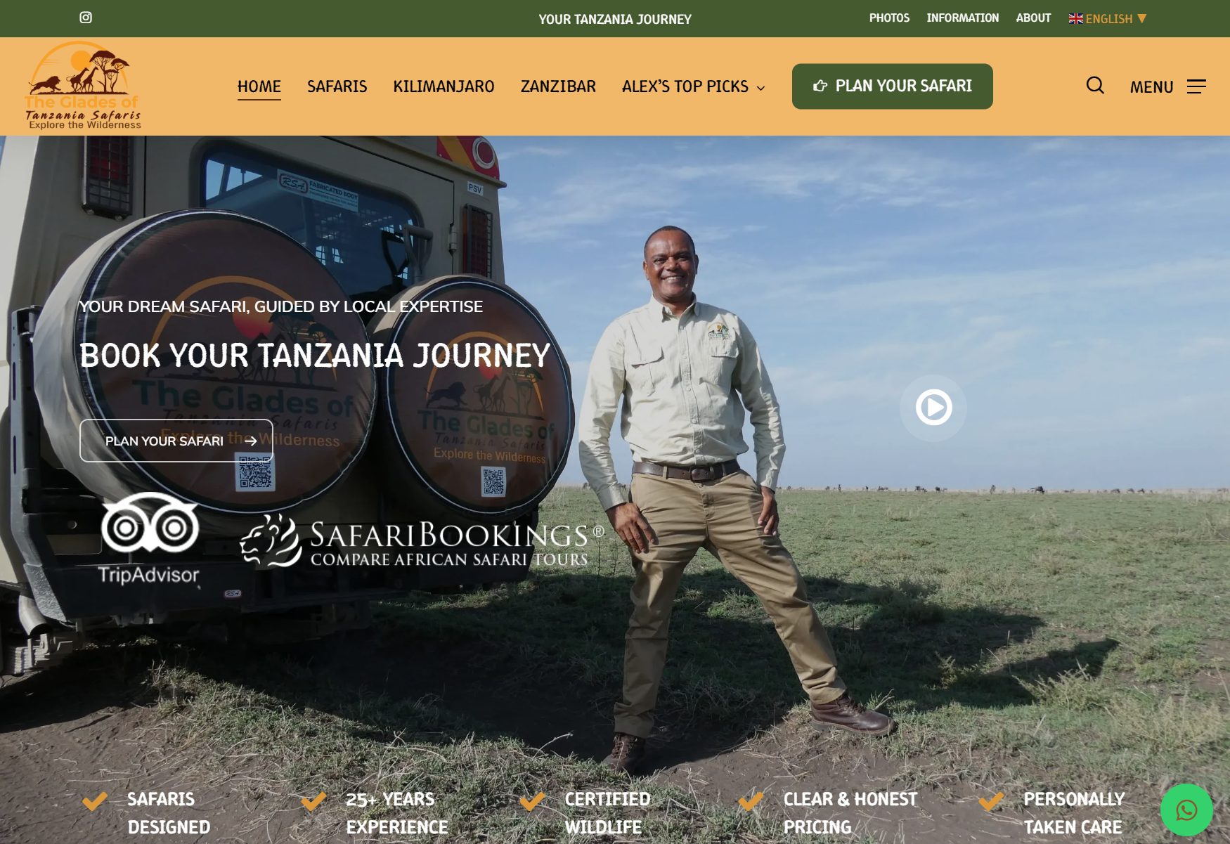 the glades of tanzania safaris
